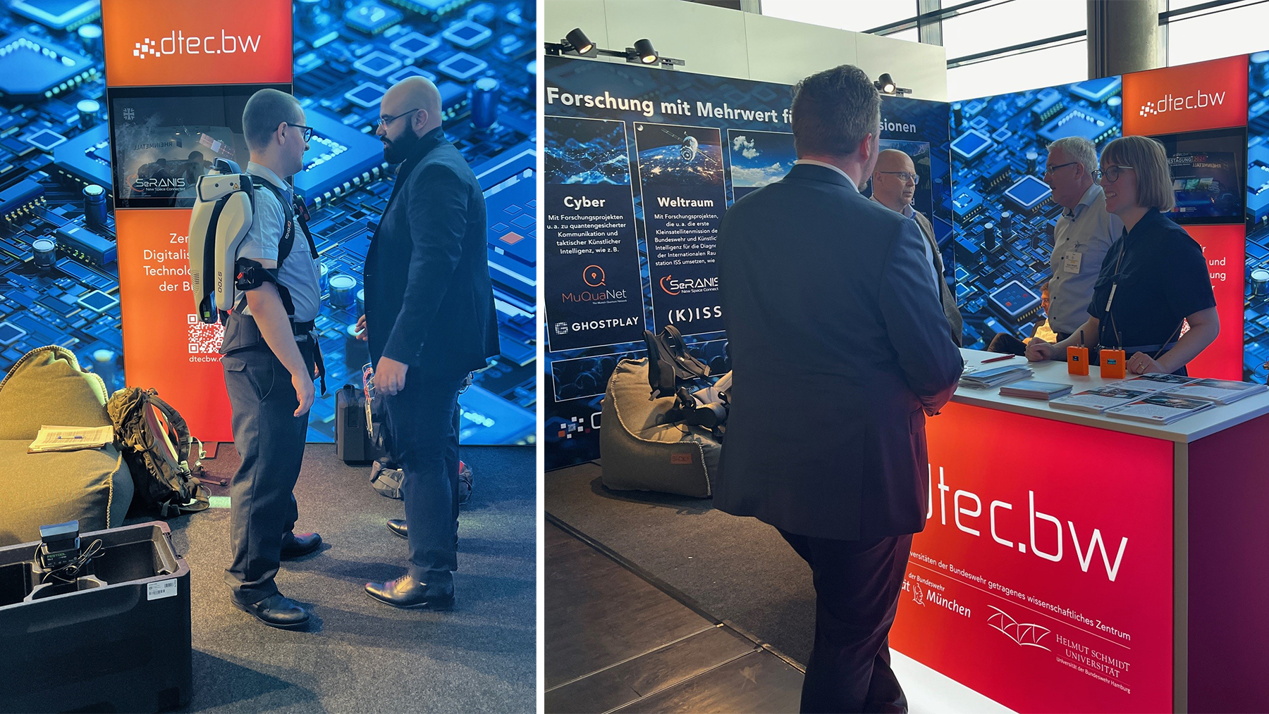 dtec.bw Messestand auf der AFCEA 24